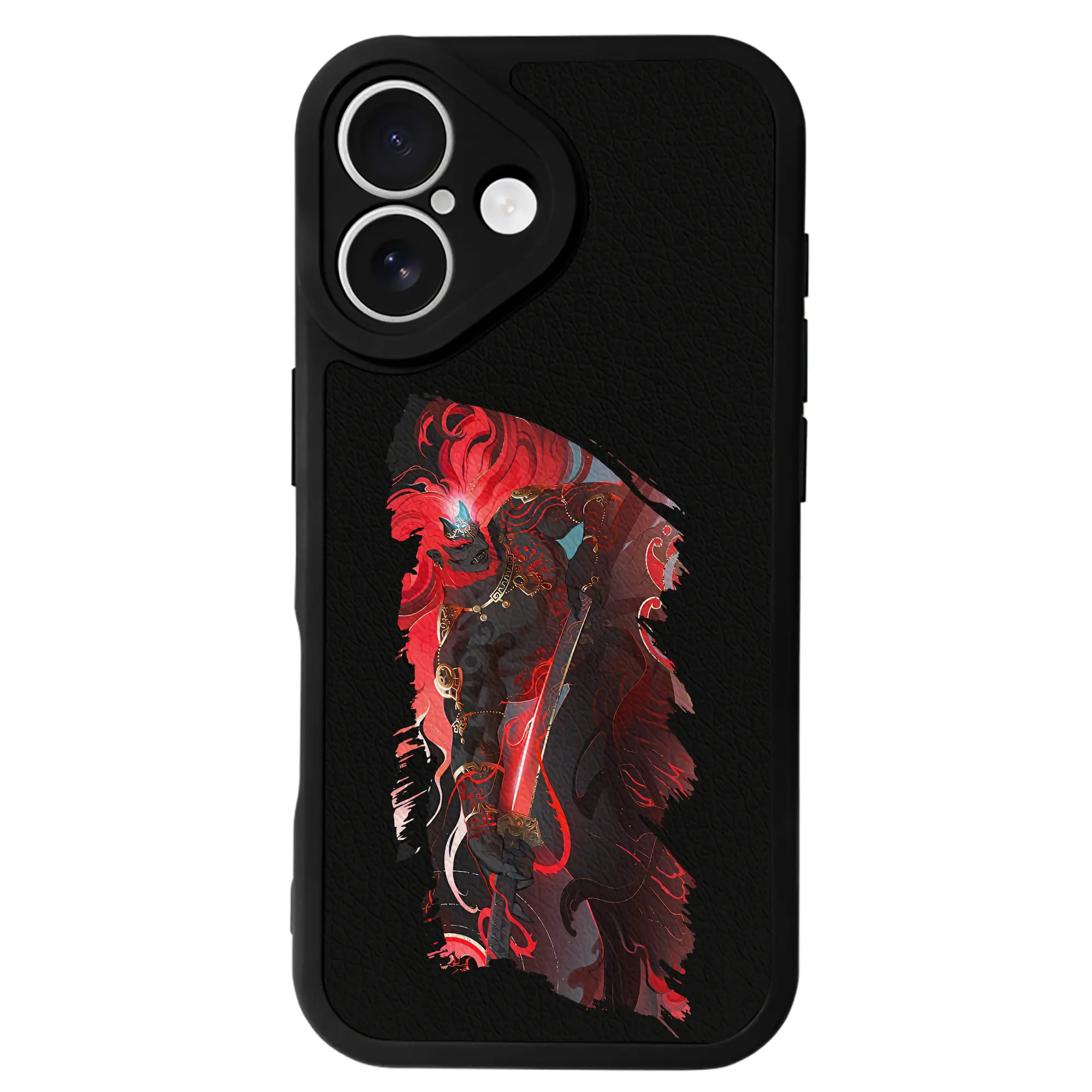 ゼルダの伝説 グッズ,ガノンドロフ - IPhone 16シリーズ対応 ・ シリコンスマホケース ・ レザー調 ・ 高精度フィット ・ 耐衝撃 ・ ワイヤレス充電対応 ・ 精密カット